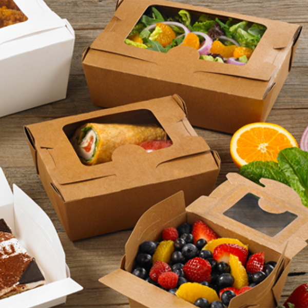 Вклейка окошек для пищевых продуктов